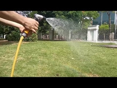 Pistolet de lavage à basse pression à tuyau métallique polyvalent avec vanne de commande de déclenchement avant