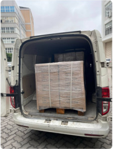 Latest company news about Le client organise le ramassage des marchandises de notre usine.
